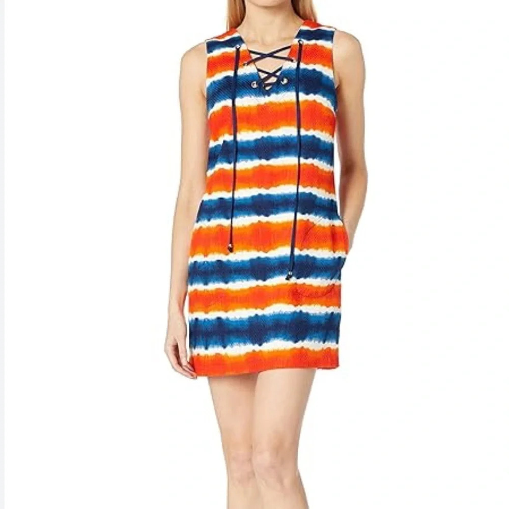Plenty By Tracy Reese NWOT Women’s 4 Sleeveless Multi‎ Color Lined Dress